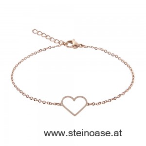 Armband Herz 'rose'